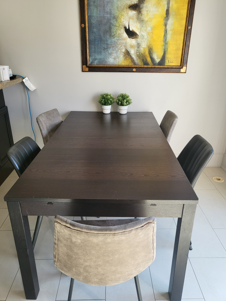 Dining Table Set with 5 Chairs