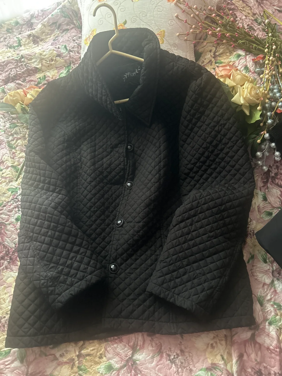 Black Quilted Jacket thumbnail
