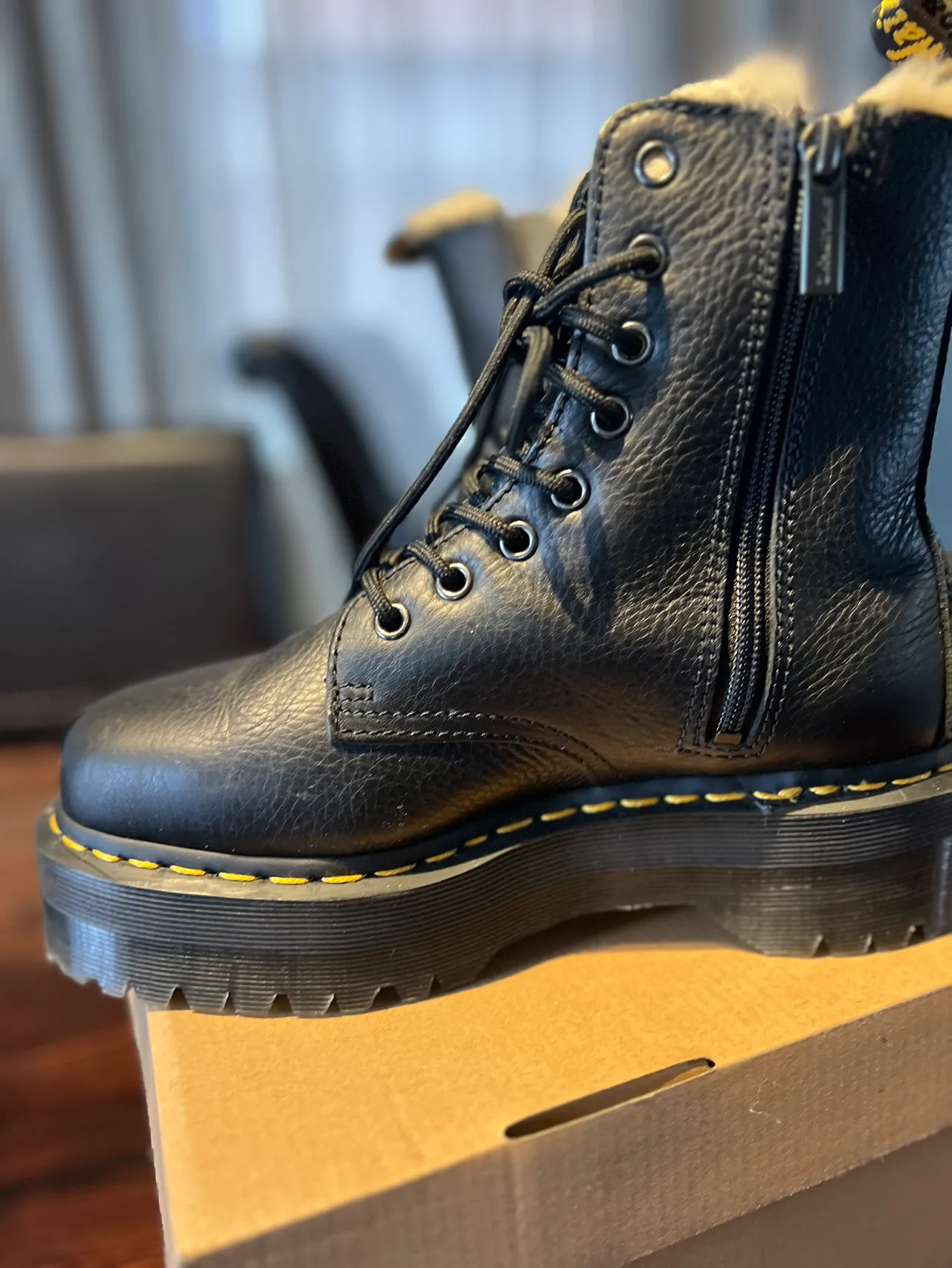Dr. Martens Jadon Fur Lined Boots thumbnail