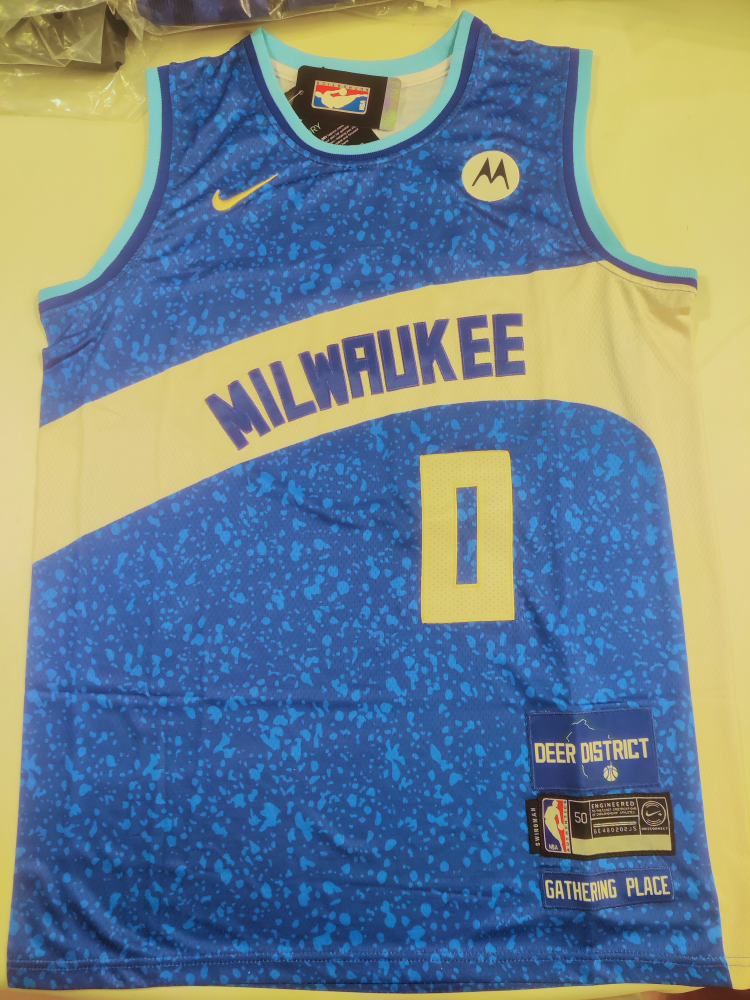 Milwaukee Bucks Damian Lillard Jersey