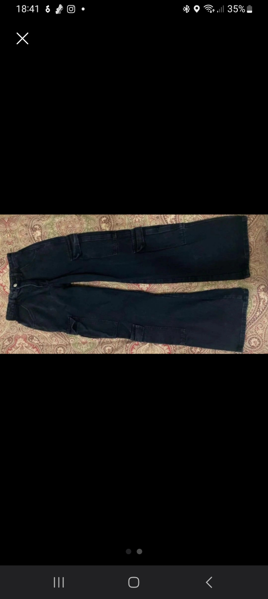 Black Cargo Pants