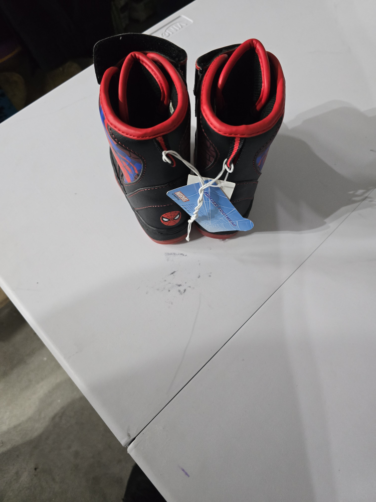 Marvel Spiderman Light Up Boots Size 7 - photo 2