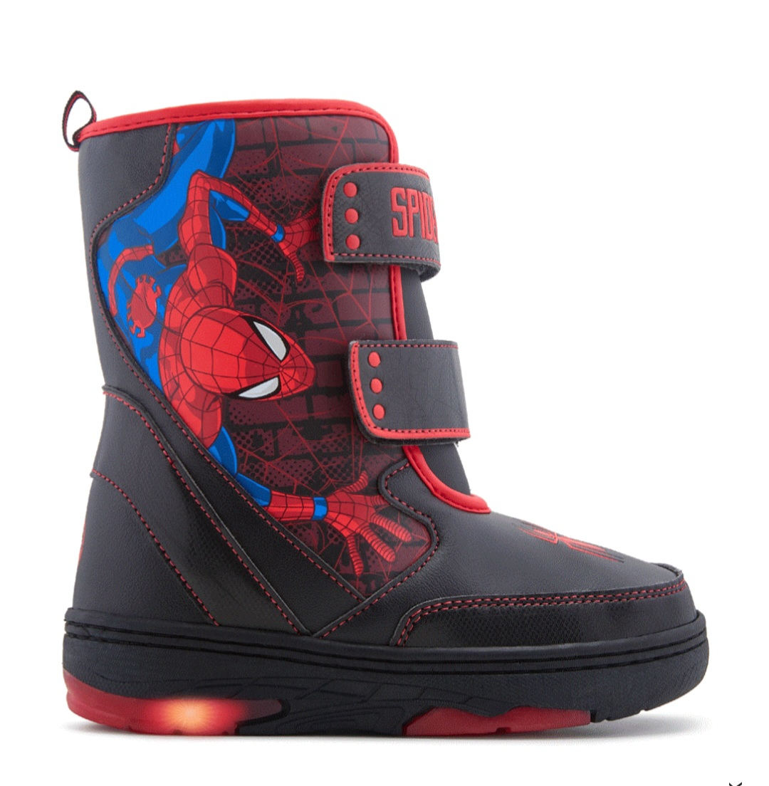 Marvel Spiderman Light Up Boots Size 7 - photo 5