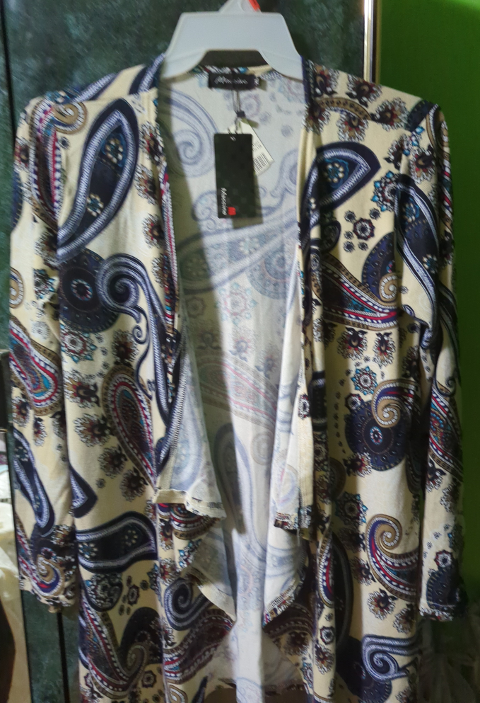 Women's Paisley Print Cardigan