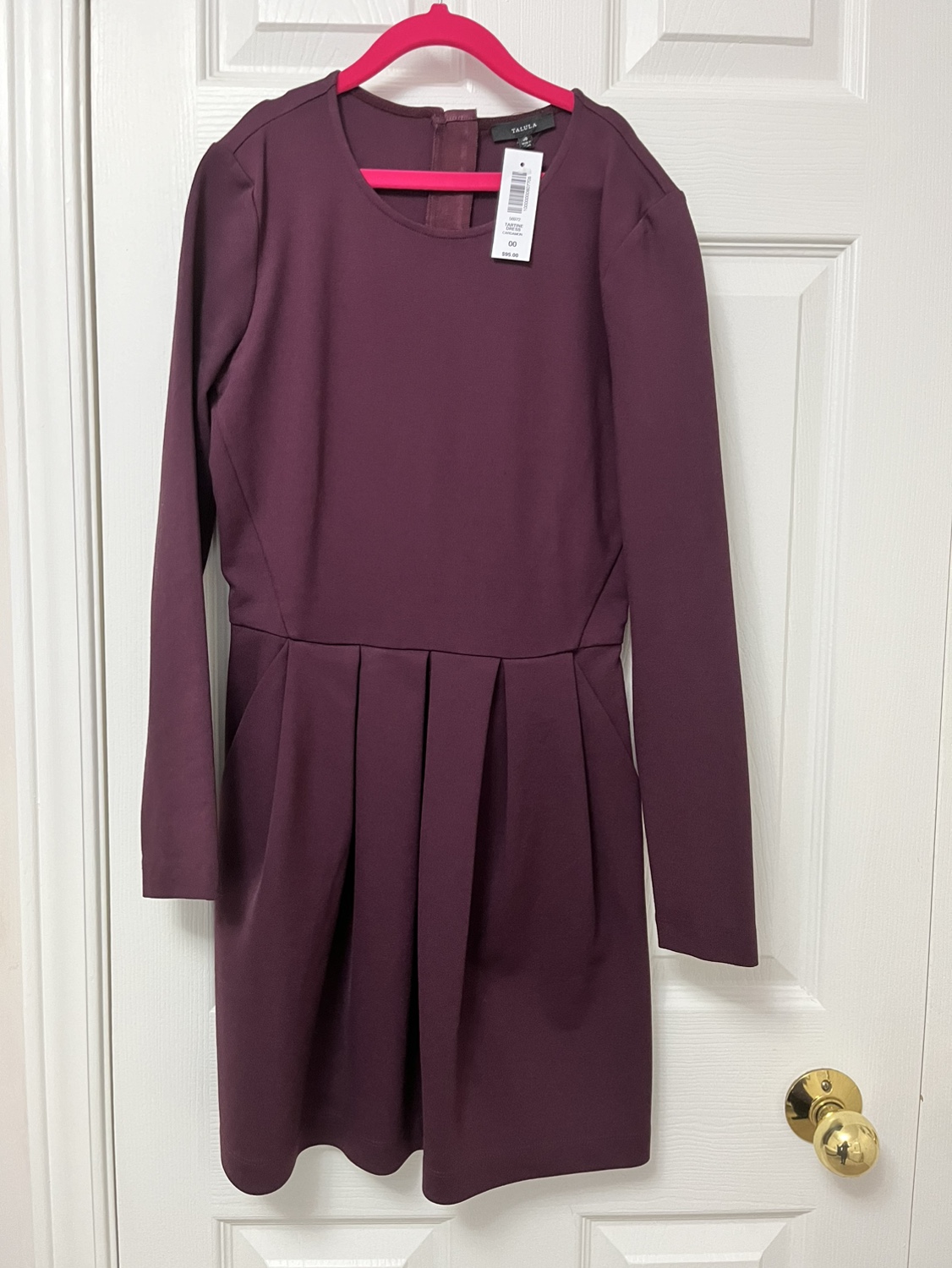 Talula Burgundy Dress Size 00