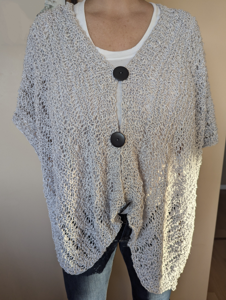 Knitted Button Up Top
