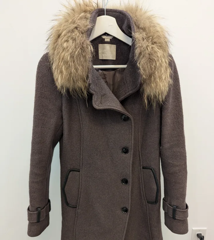 Soia & Kyo Fur Collar Coat Women S image indicator(2)