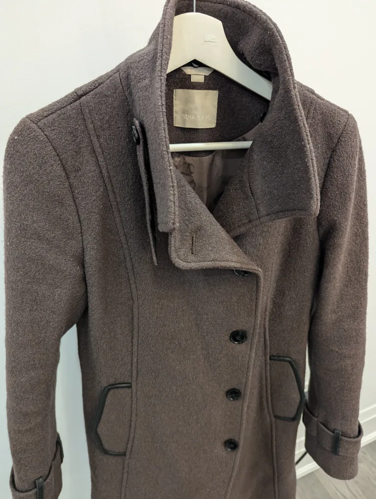 Soia & Kyo Fur Collar Coat Women S image indicator(4)