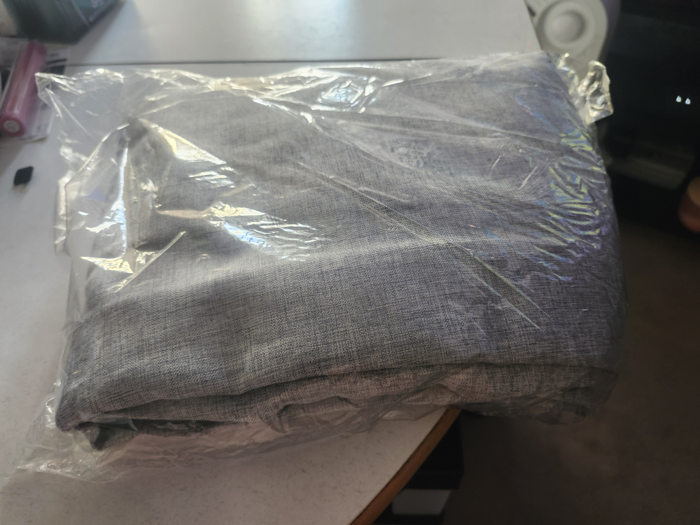 Grey Fabric bean bag cover XL