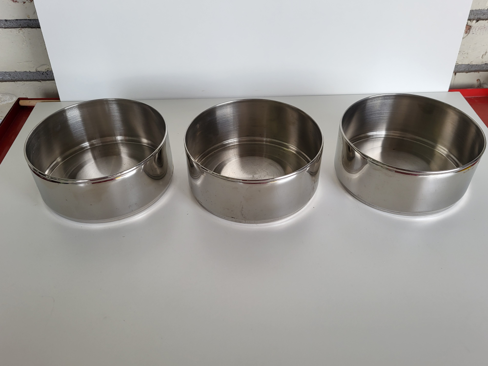 Stainless Steel Bowls, Set of 3
