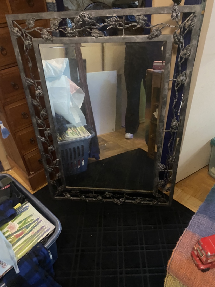 Wrought Iron Heavy Mirror