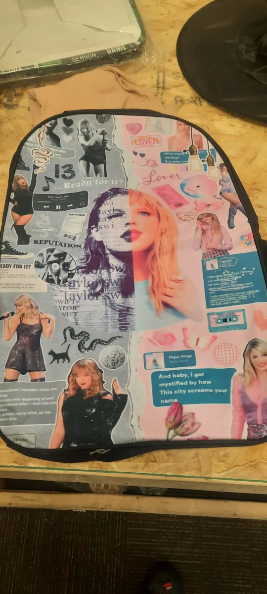 Taylor Swift Collage Backpack thumbnail