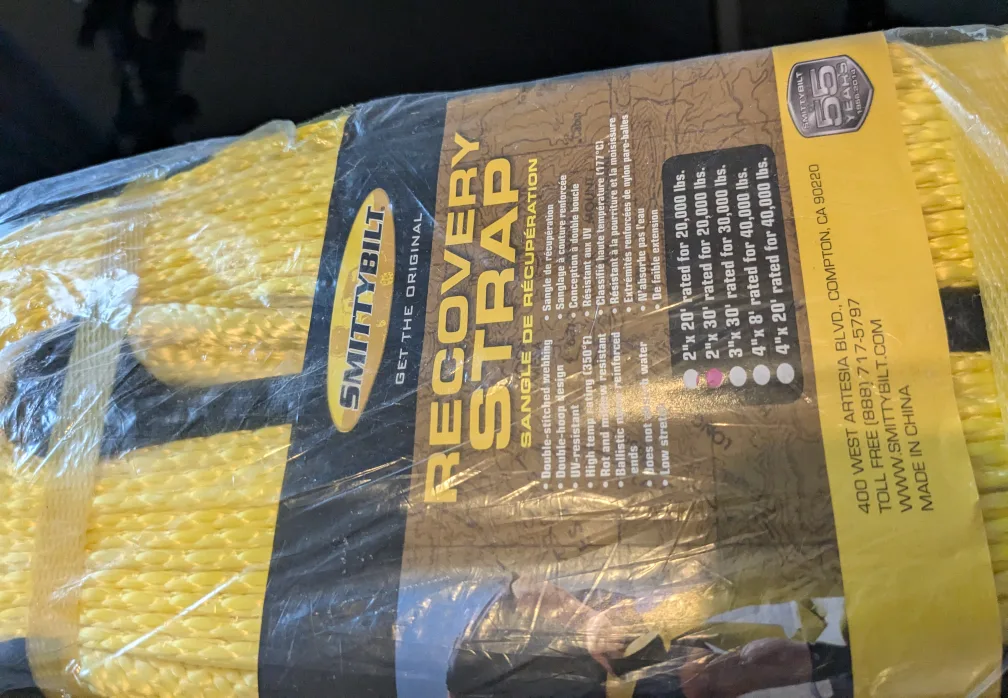 ❄️NEW✨ Smittybilt CC230 2" x 30' Recovery Strap image indicator(4)