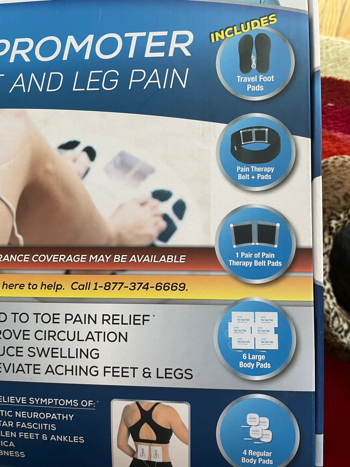 Dr. Ho's Circulation Promoter Foot and Leg Pain Relief image indicator(2)