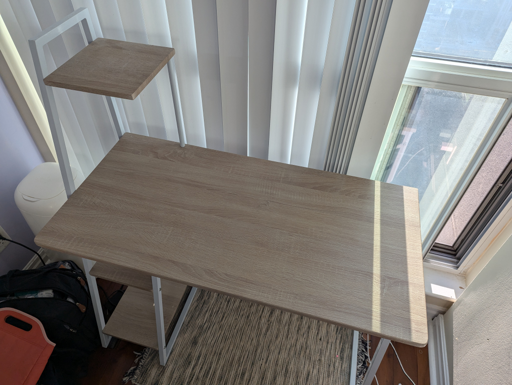 Computer Desk with Shelves - photo 2