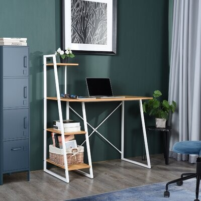 Computer Desk with Shelves - photo 4
