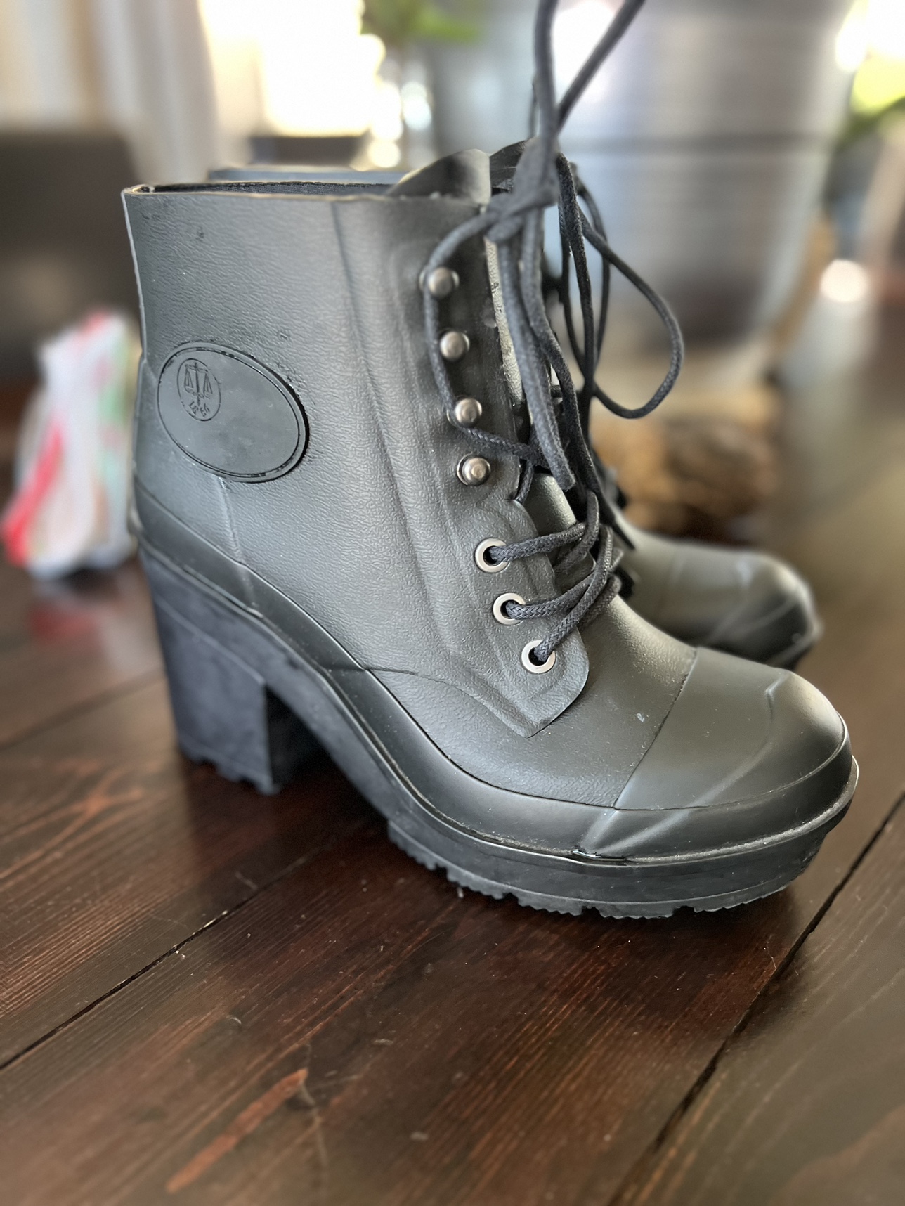 Hunter Black Heeled Rain Boots - photo 4