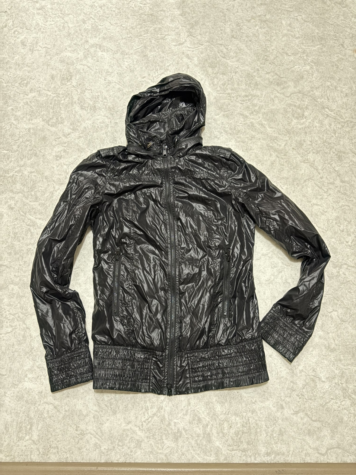 Mackage Black Hooded Light Jacket