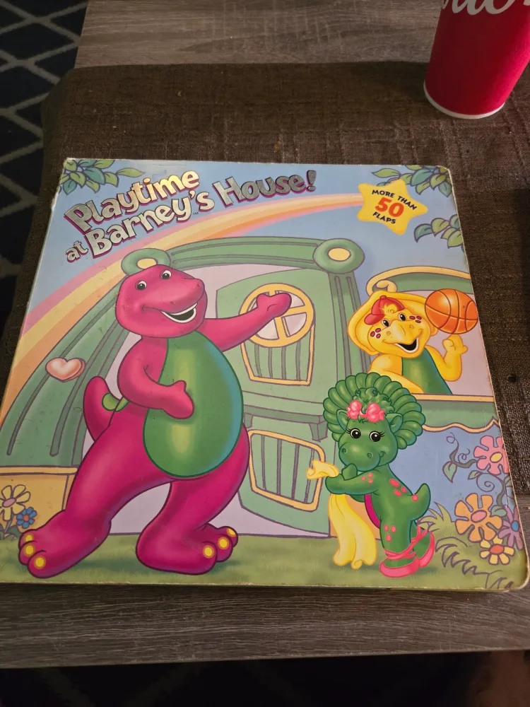 Playtime at Barney's House Lift-the-Flap Book thumbnail