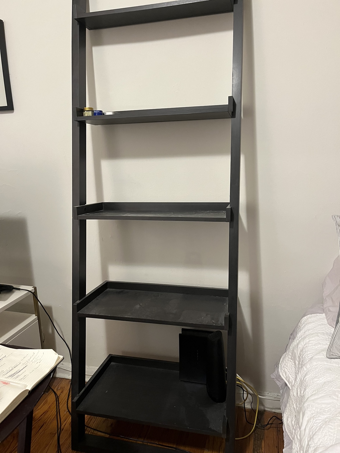 Black Ladder Shelf