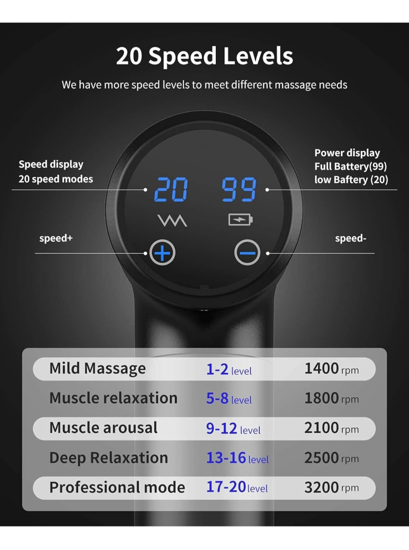 AERLANG Massage Gun - Percussion Massage Gun - photo 5