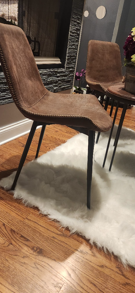 Modern Brown Dining Chairs - photo 2