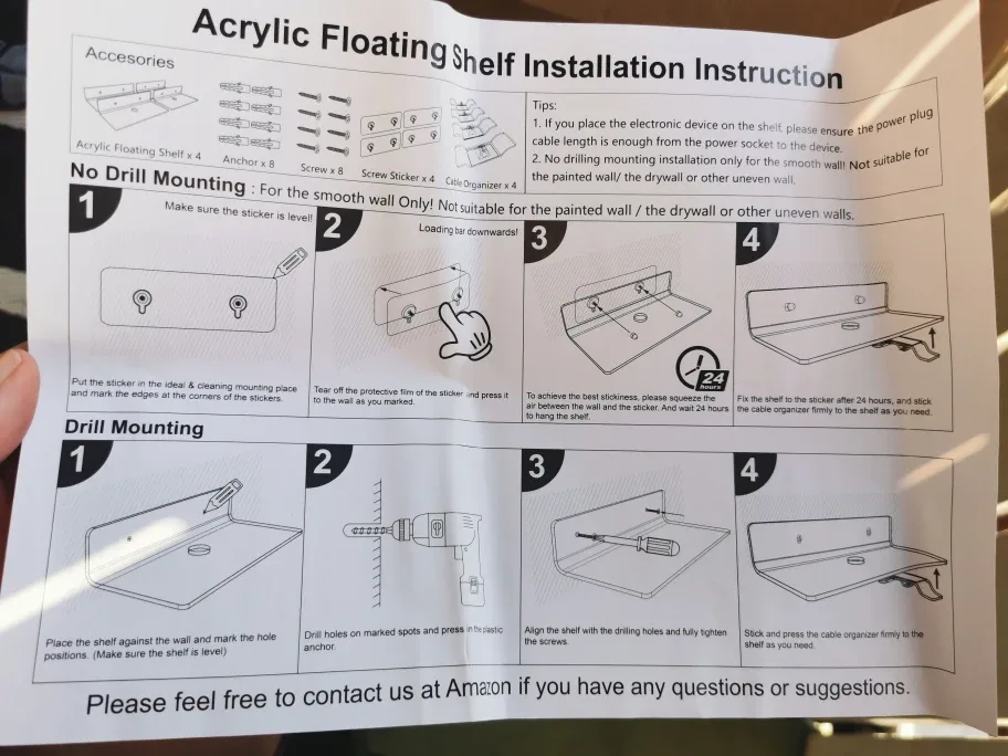 Set of 4 Black Floating Shelves image indicator(6)