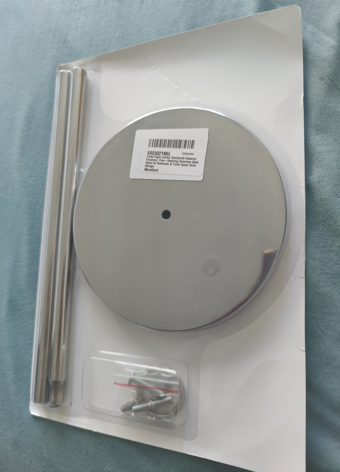 #freecycle Toilet Paper Holder - Stainless Steel Stand