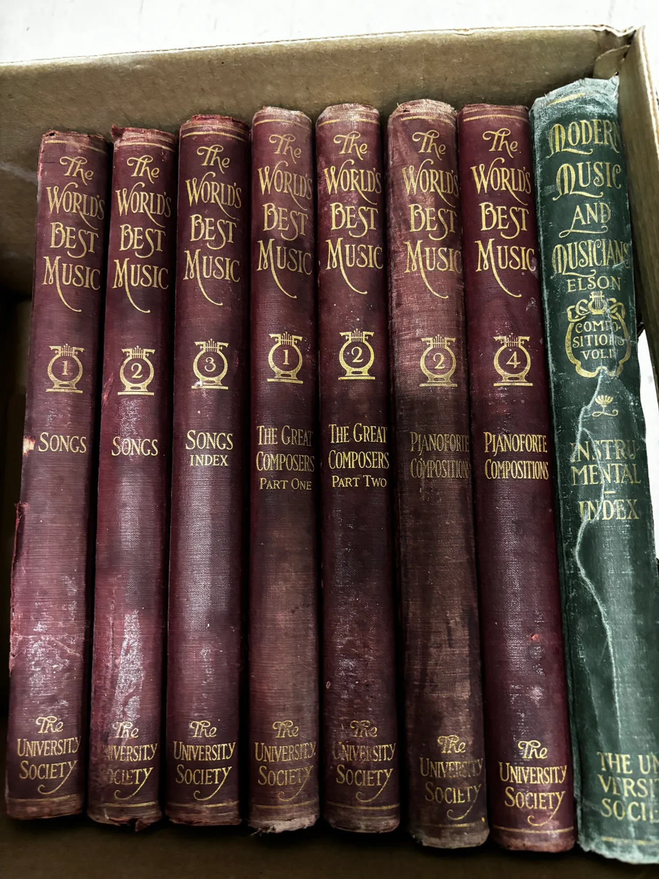 1921-The World's Best Music - 8 Books thumbnail