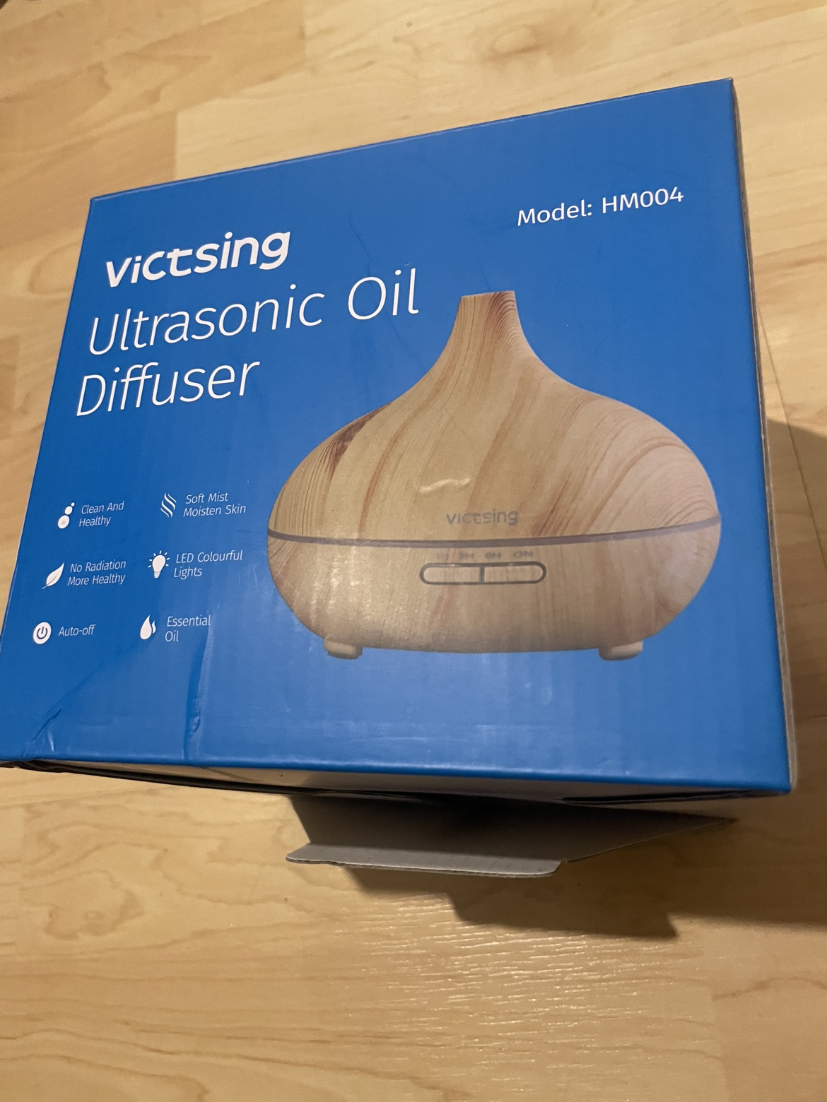 Ultrasonic oil diffuser