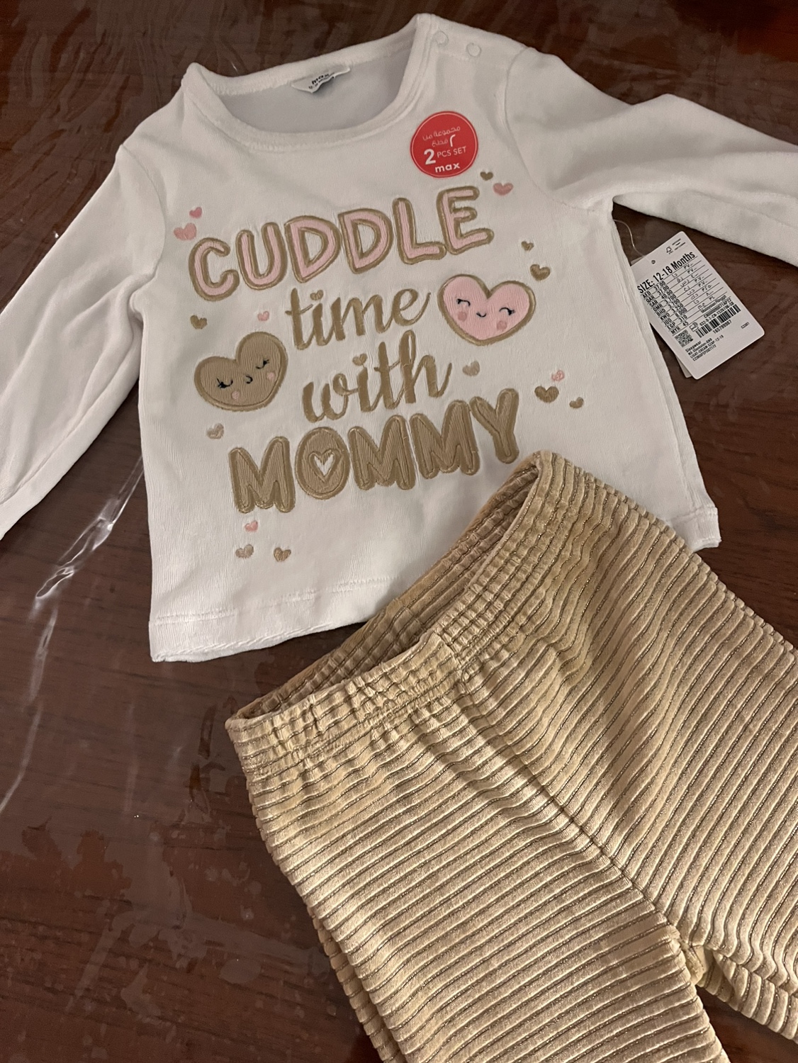 Baby Girl 2 Piece Baby Set 12-18 m