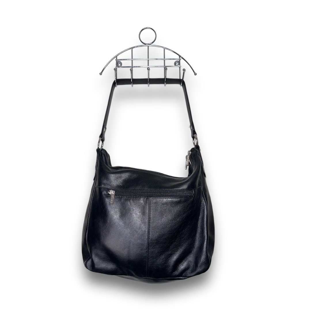 Bella Black Leather Handbag - photo 2