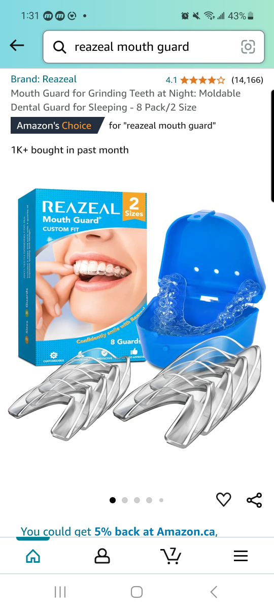 Moving sale ⚠️🚨 Reazeal mouth guard - photo 2