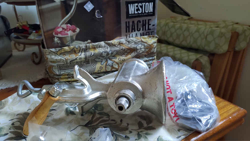 Weston Manual Meat Grinder #freecycle