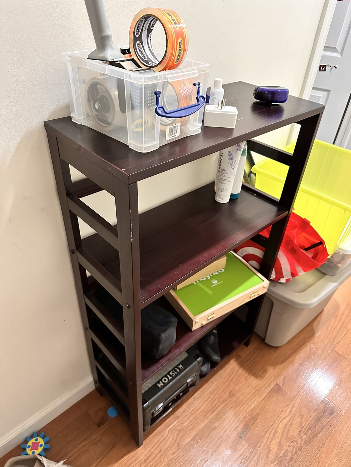 Brown 4-Shelf Unit