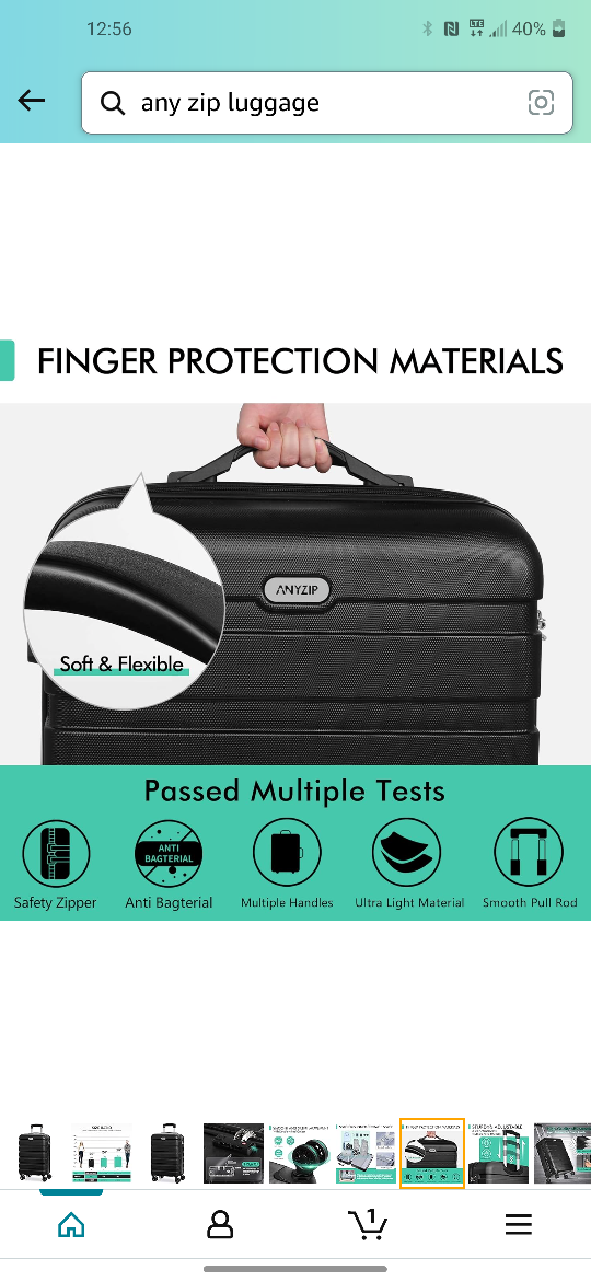Black Carry-On Luggage - photo 3