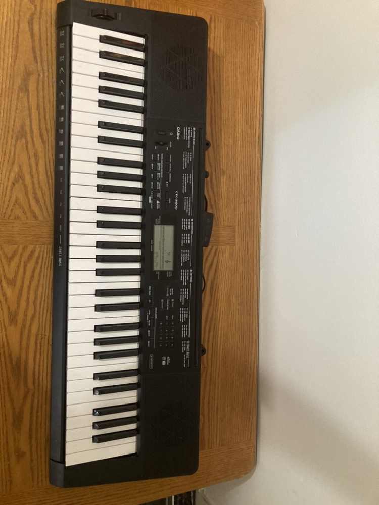 Casio CTK-3500 Keyboard with note stand - photo 2