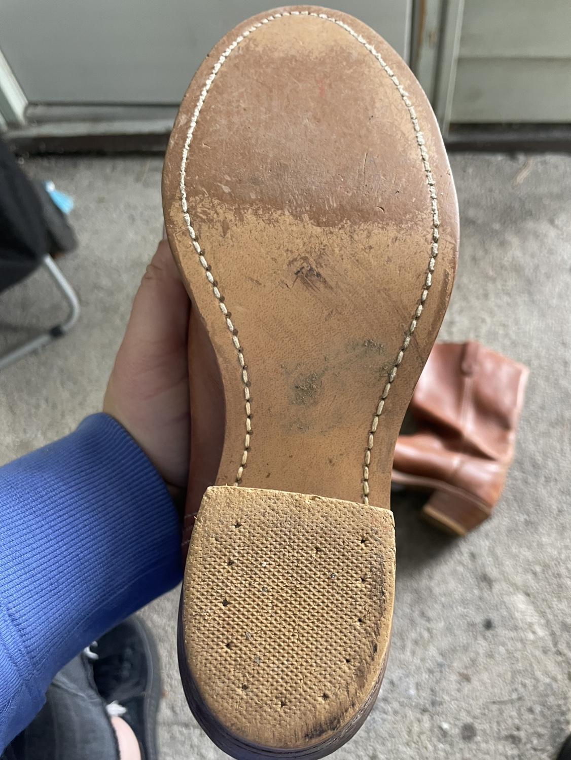 Really cute vintage Brown Leather Boots western boots - photo 3
