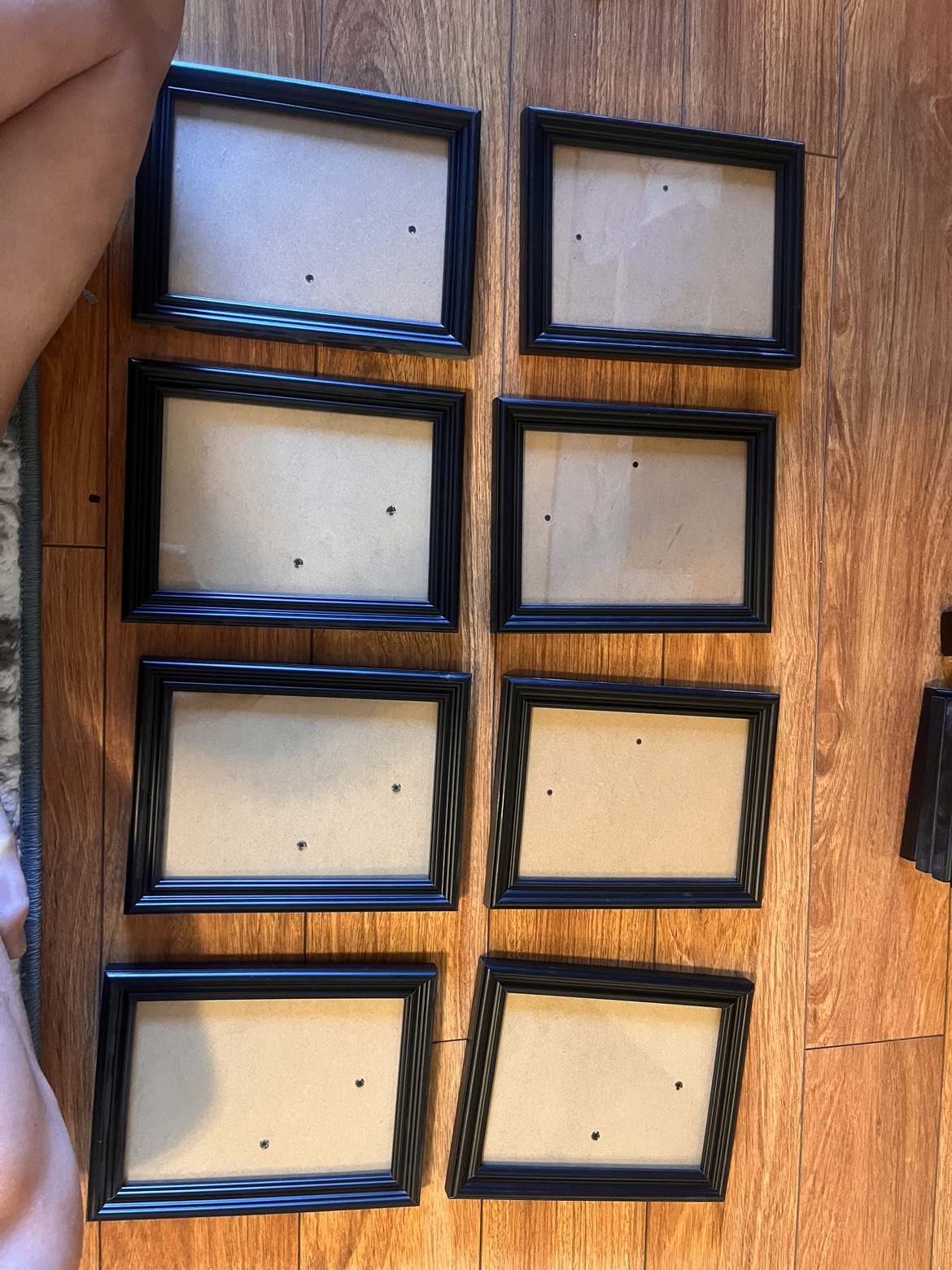2 Black Wood Picture Frames - 3 Sizes - photo 2