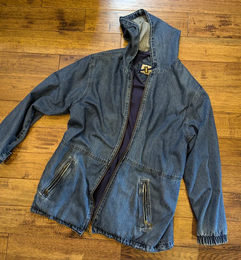 oversized denim jacket thumbnail