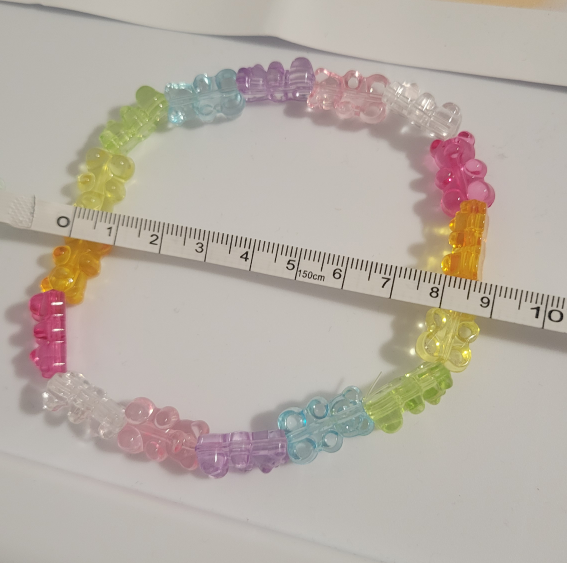 Brand New Rainbow Gummy Bear Puppy Bracelet - photo 3