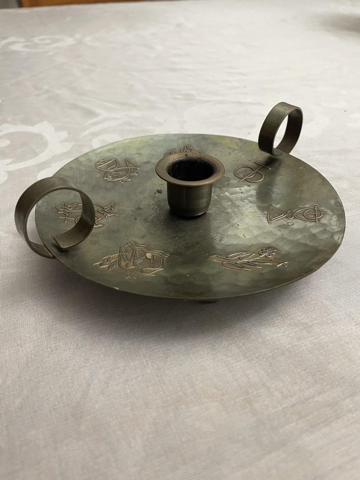 Vintage Brass Candlestick - photo 2