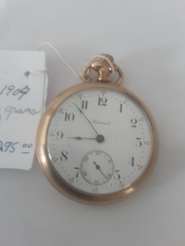 Admiral 14K Gold Filled Pocket Watch