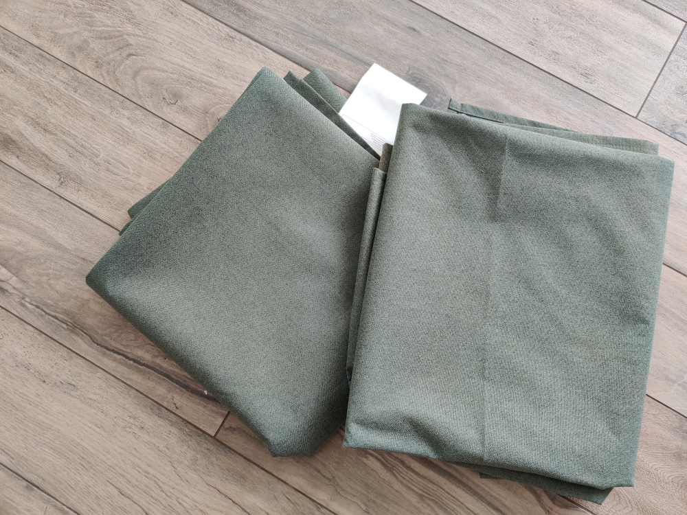 Rosenmandel Blackout Curtain - Dark Green