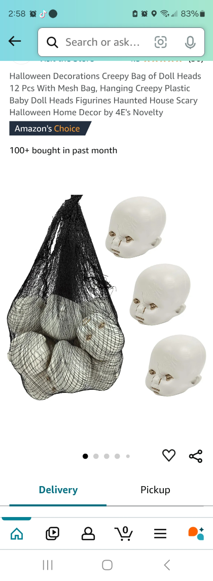 Halloween Decoration Creepy bag of doll - photo 4
