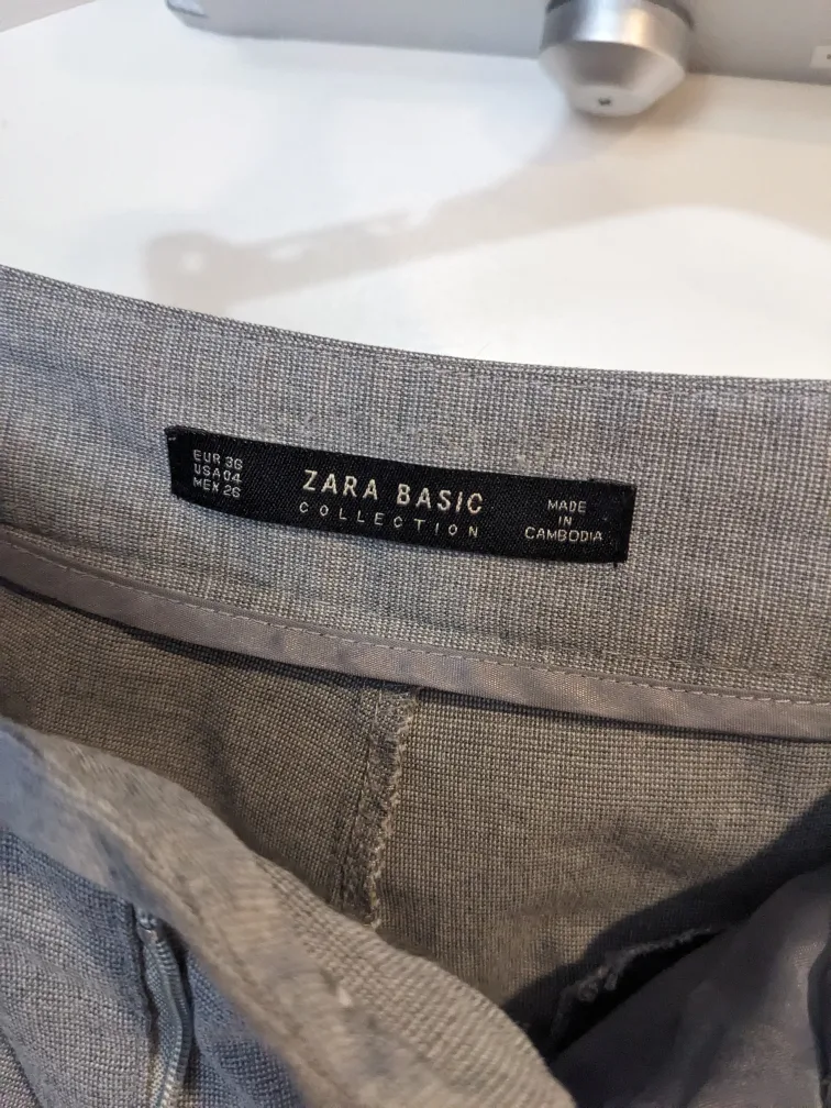 Zara Basic Dress Pants Worn Once Size 4 image indicator(4)