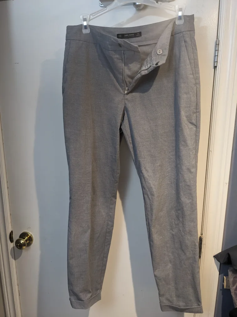 Zara Basic Dress Pants Worn Once Size 4 image indicator(5)