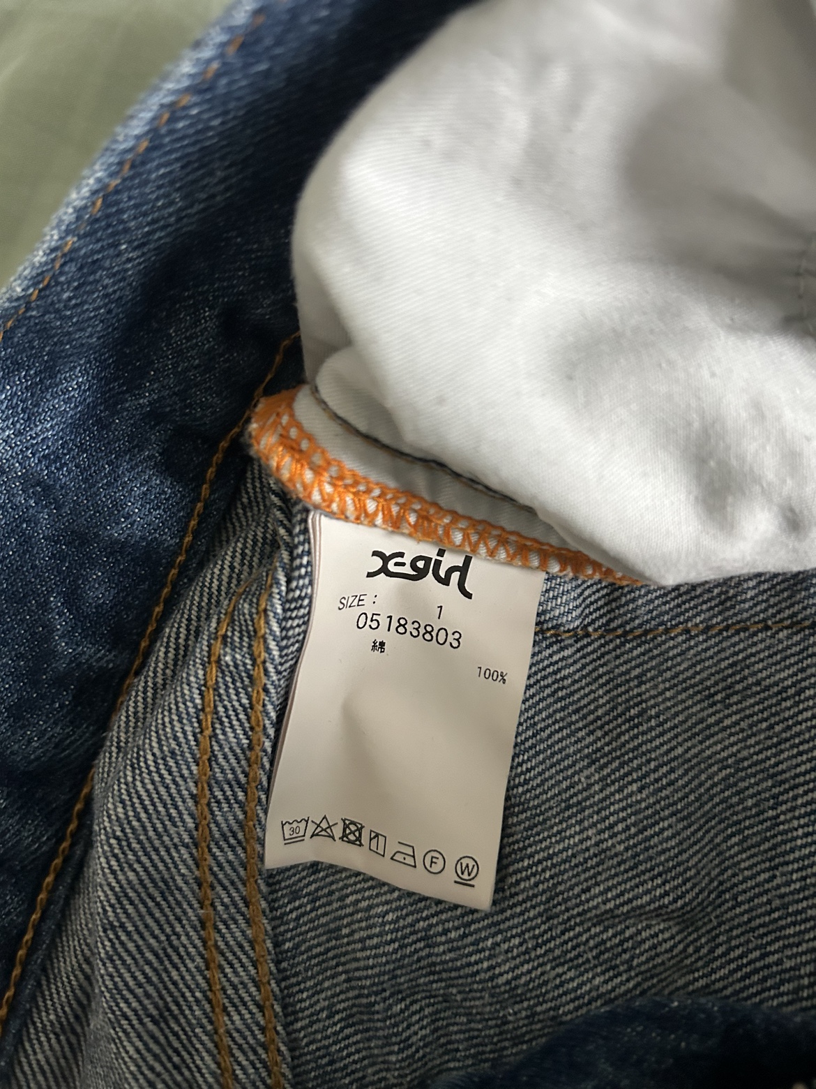 X-Girl Denim mini skirt - photo 3