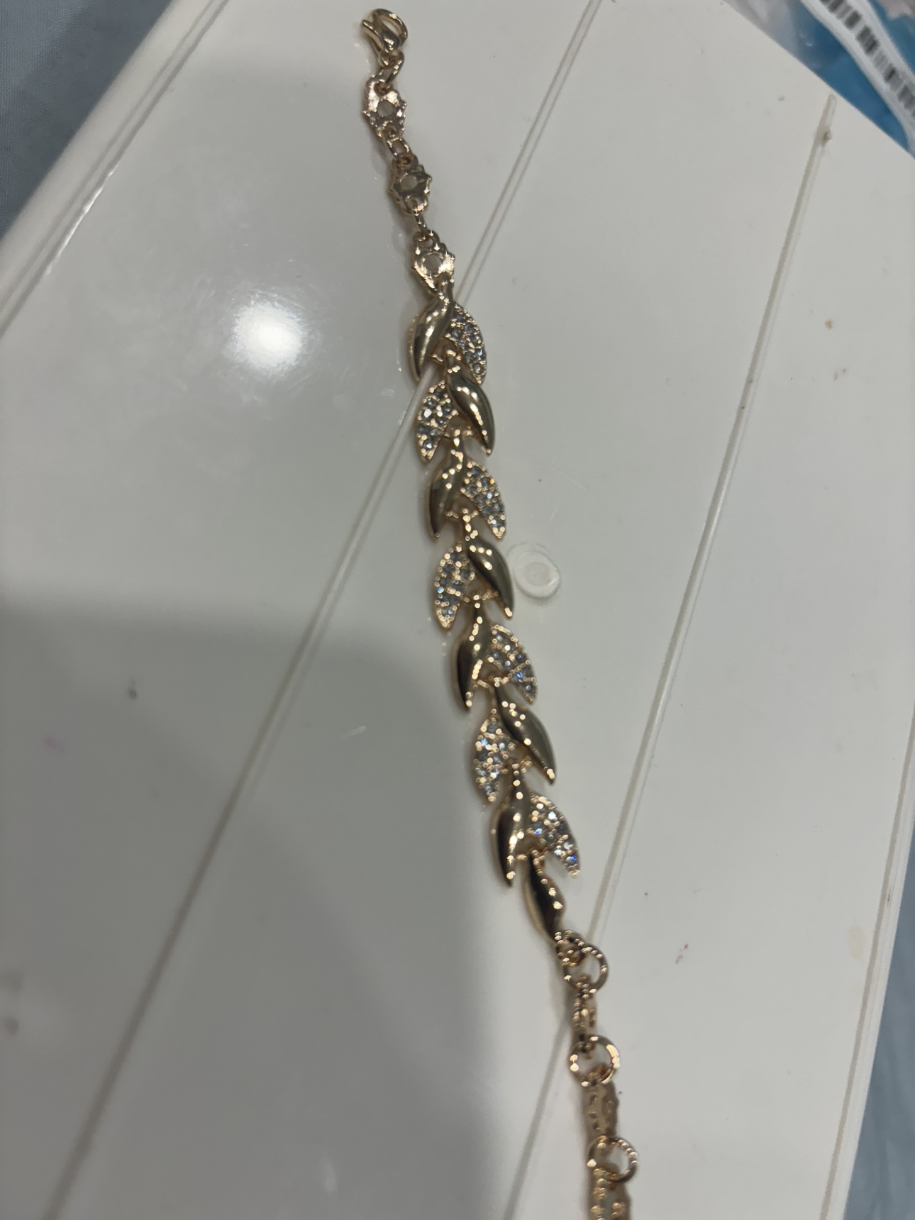 Gold Leaf Bracelet - photo 2