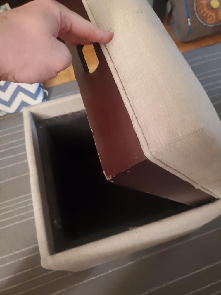 Storage Ottoman with Tray - photo 3